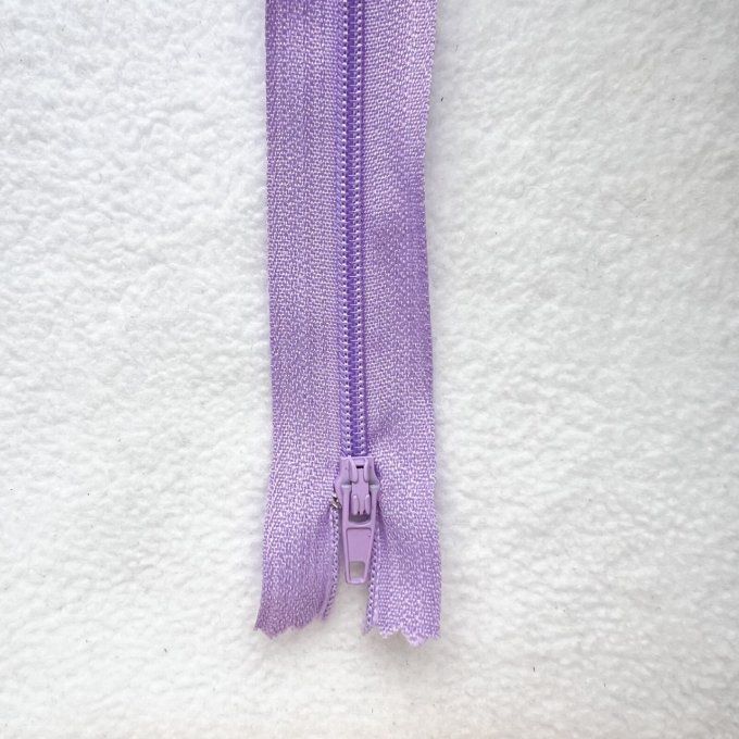 Fermeture éclair 20 cm - Lilas