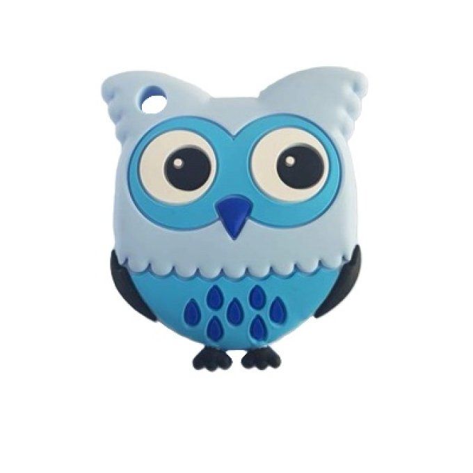 Anneau dentition silicone hibou