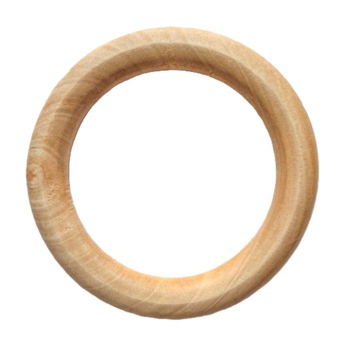 Anneau bois rond 7 cm