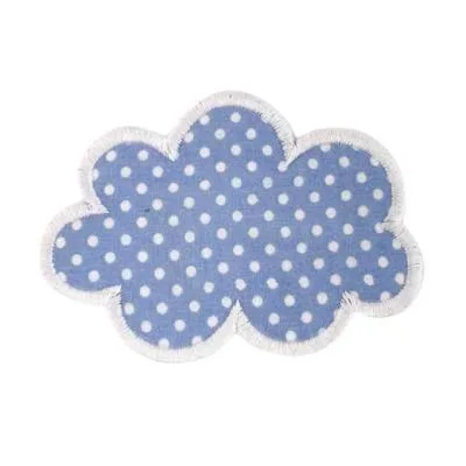 Appliqué broderie coton - Nuage - REF1