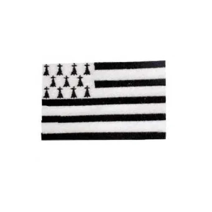 Appliqué broderie fil - Drapeau breton