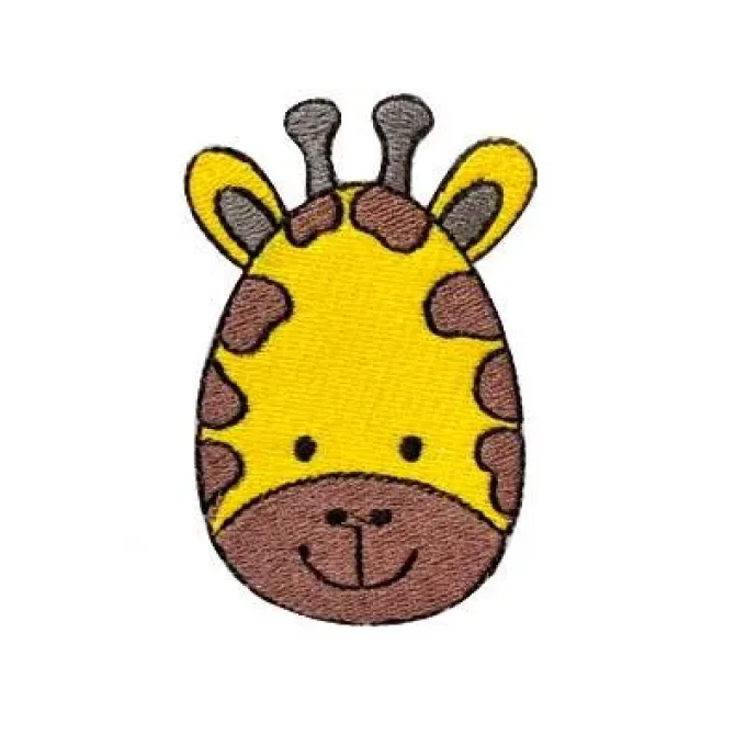 Appliqué broderie fil - Girafe