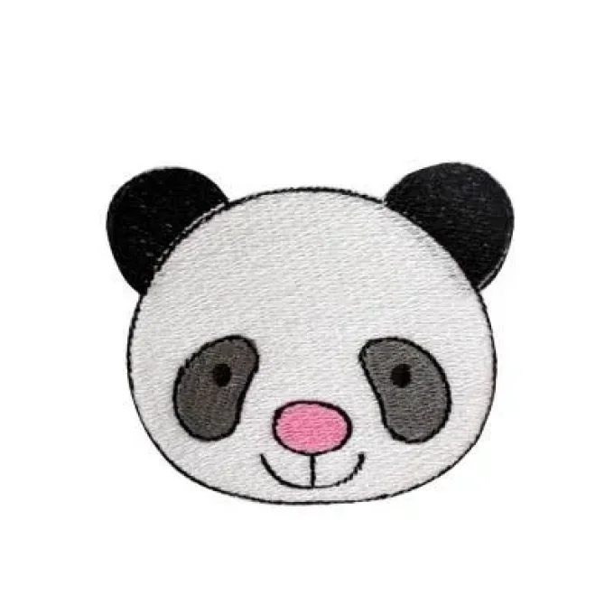 Appliqué broderie fil - Panda