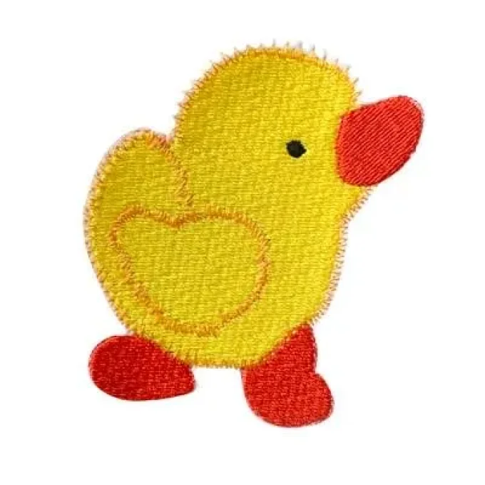 Appliqué broderie fil - Poussin