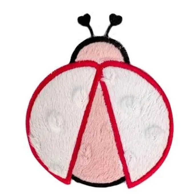 Appliqué broderie pilou - Coccinelle