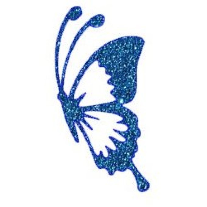 Appliqué Flex papillon profil