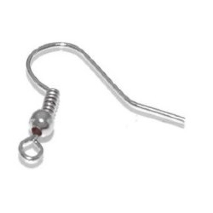 Attaches boucles oreilles argenté - Lot de 10