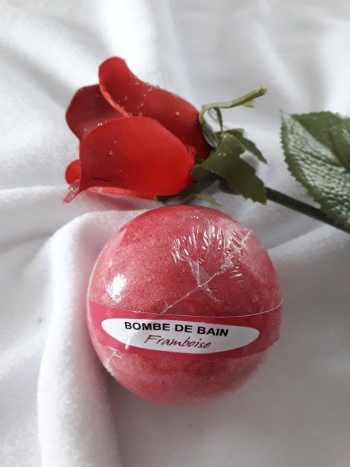 Bombe de bain 125 gr Framboise