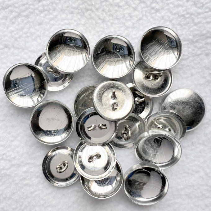 Boutons à recouvrir 23mm- Lot de 10