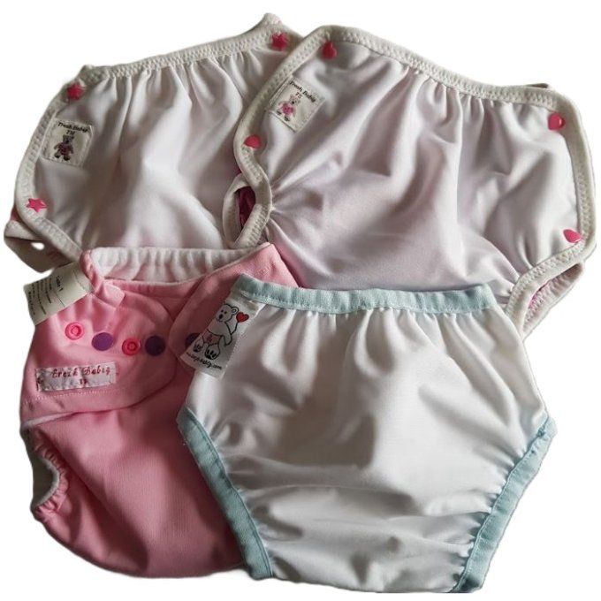 Lot 4 culottes/couche lavable - Ton rose destockage