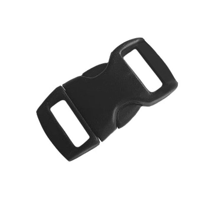 Fermoir boucle sangle clip - Noir