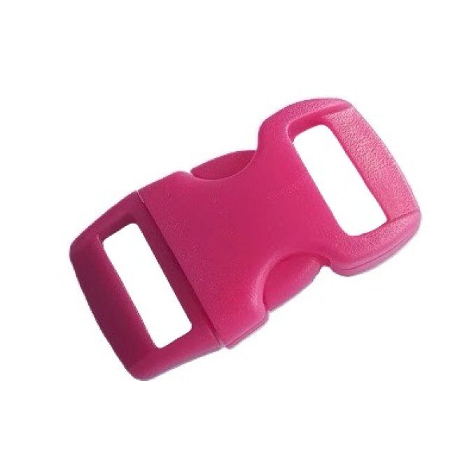 Fermoir boucle sangle clip - Rose fuchsia