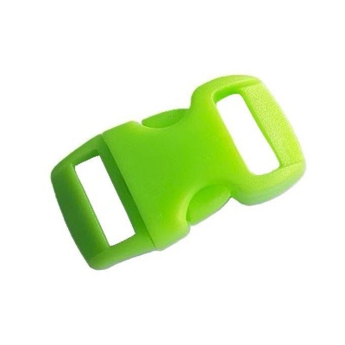 Fermoir boucle sangle clip - Vert fluo