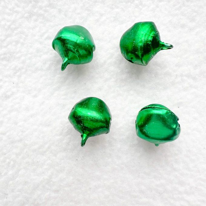 Grelot 14 mm - Lot de 4 - Vert