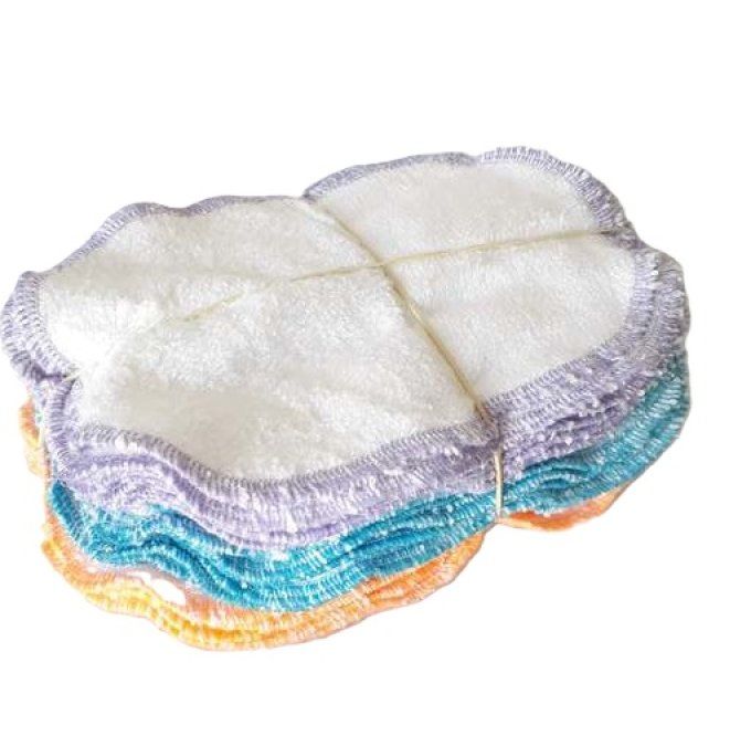 Lingettes lavables bébé bambou - Patchwork - Pack de 5