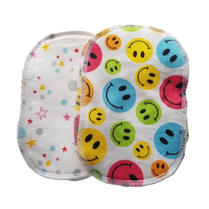 Lingettes lavables bébé coton polaire - Pack de 10 - Ref 24