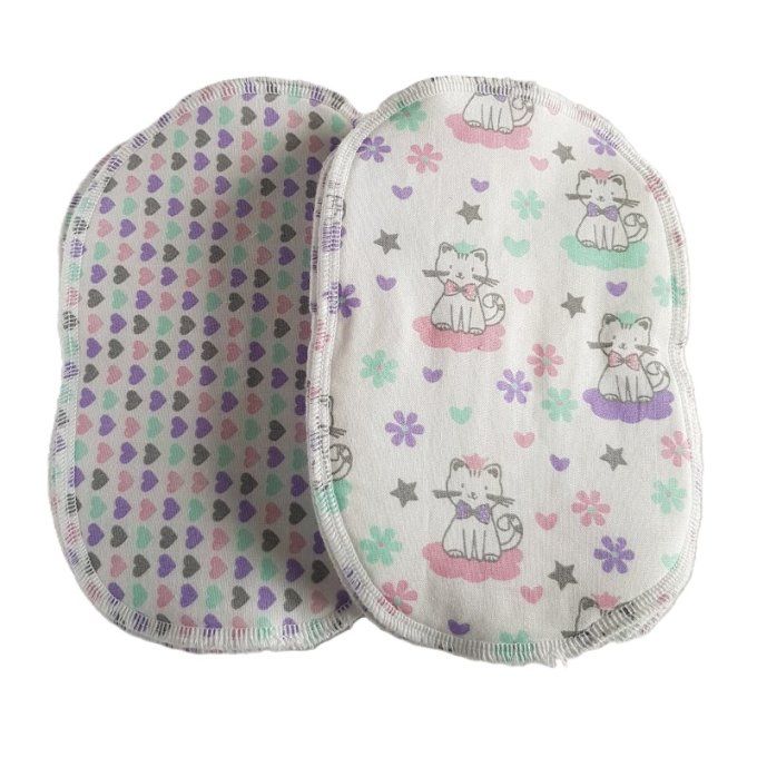 Lingettes lavables bébé coton polaire - Pack de 10 - Ref 8