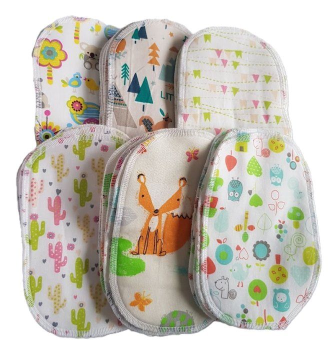 Lingettes lavables bébé coton polaire - Pack de 30 -  Ref 5