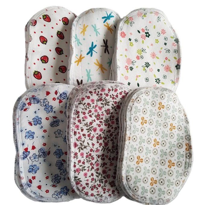 Lingettes lavables bébé coton polaire - Pack de 30 -  Ref 7