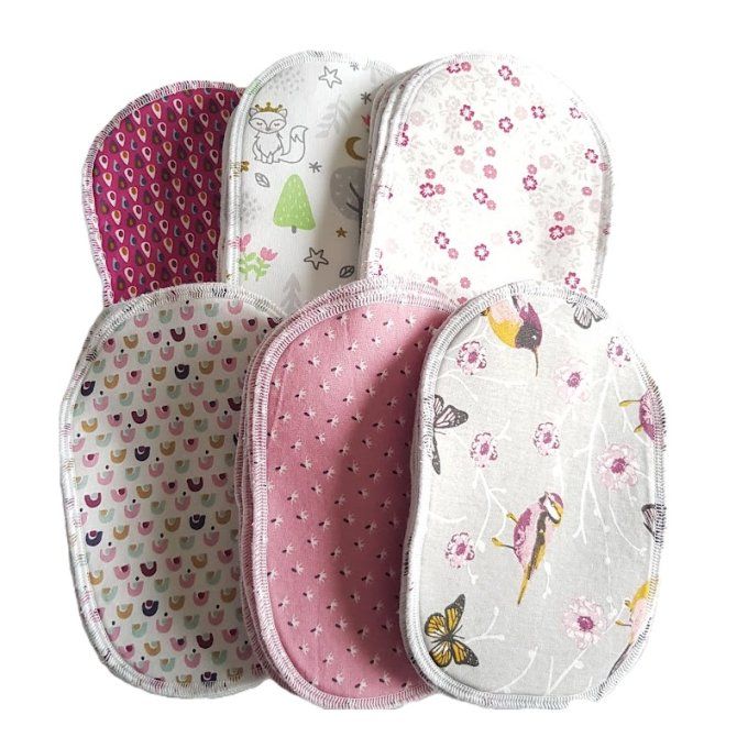 Lingettes lavables bébé coton polaire - Pack de 30 -  Ref 1