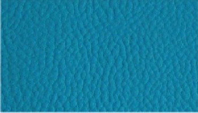 Tissu coupon simili cuir - Turquoise