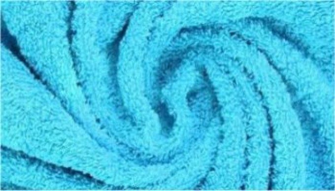 Tissu éponge coton - Turquoise